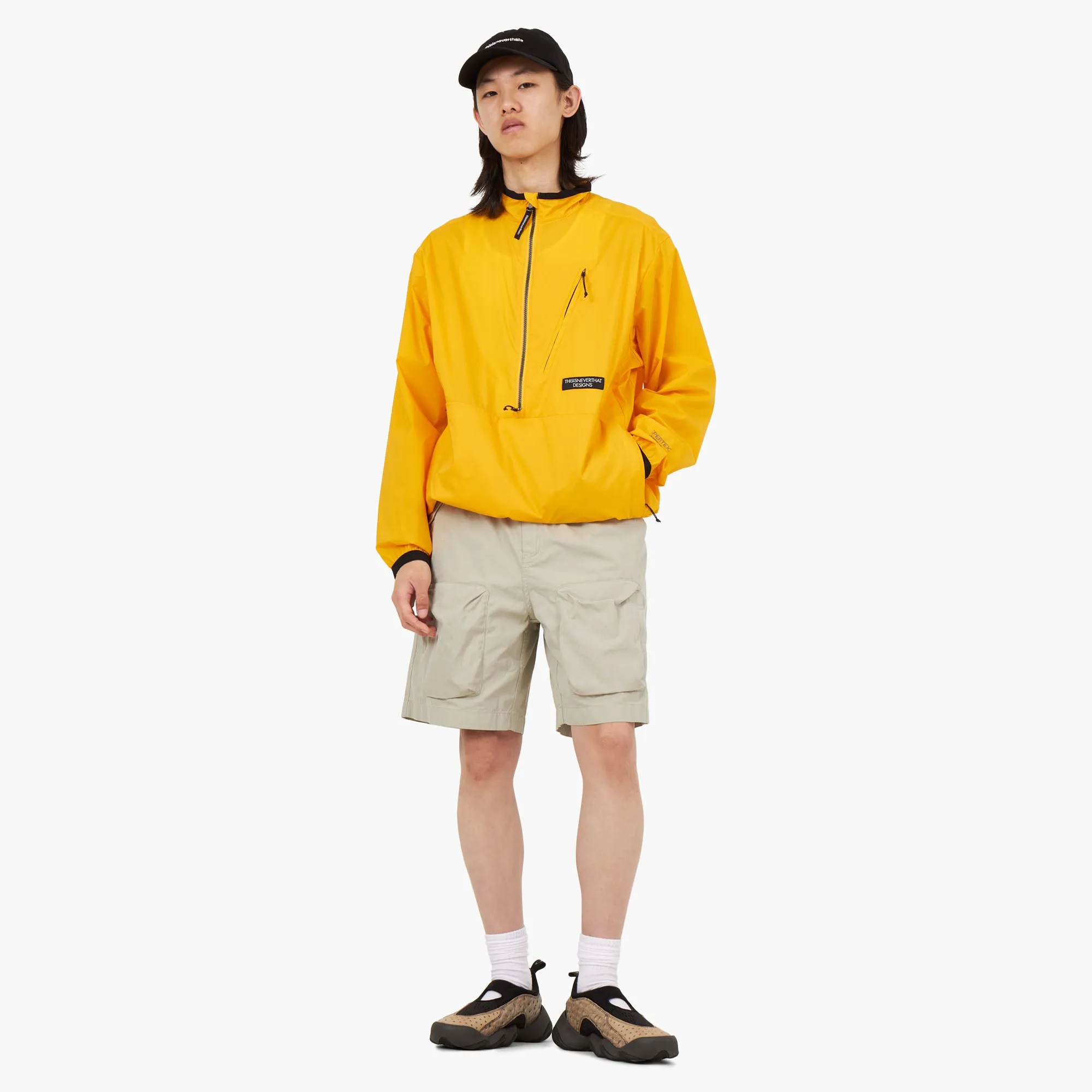 thisisneverthat PERTEX Half Zip Pullover / Yellow