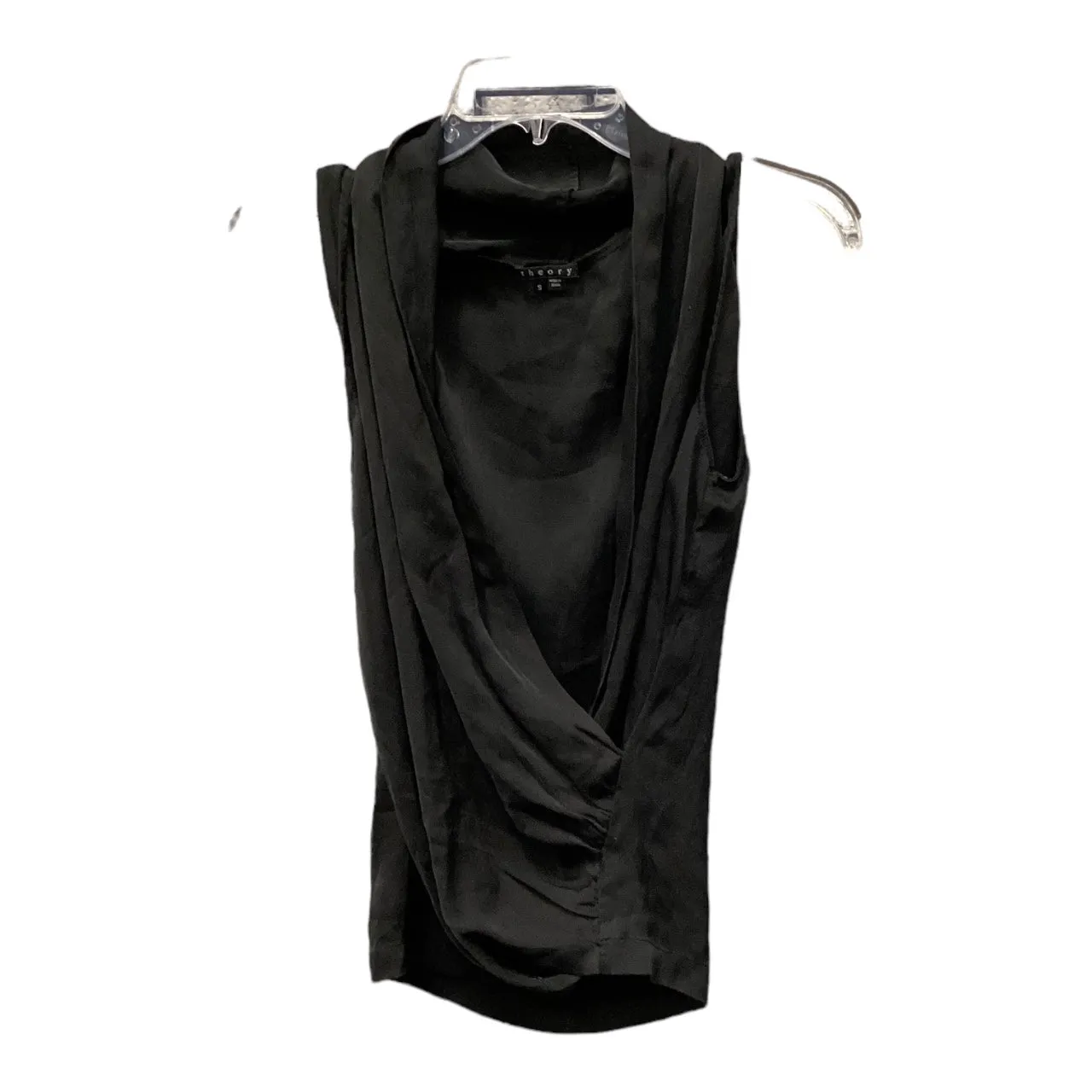 Top Sleeveless By Theory In Black, Size: S