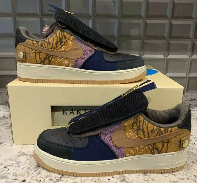 Travis scott x nike air force 1 low cactus jack