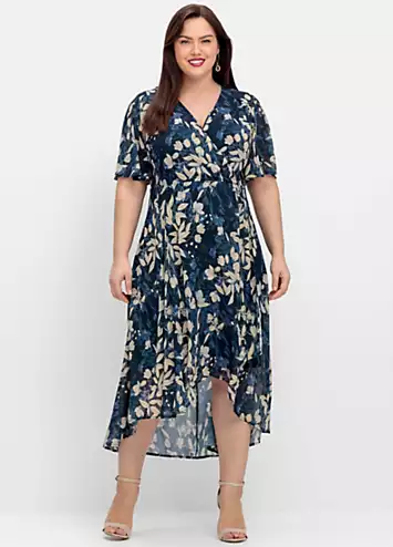 Tropical Print Wrap Dress by Sheego | Look Again