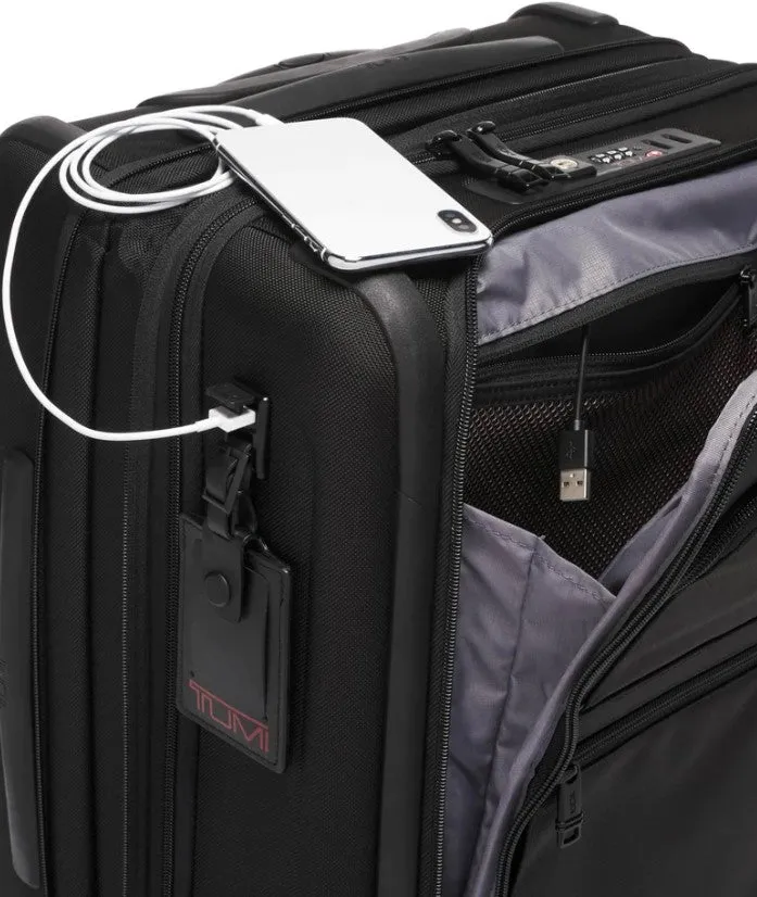 TUMI Alpha Continental Expandable 4 Wheeled Carry-On Suitcase