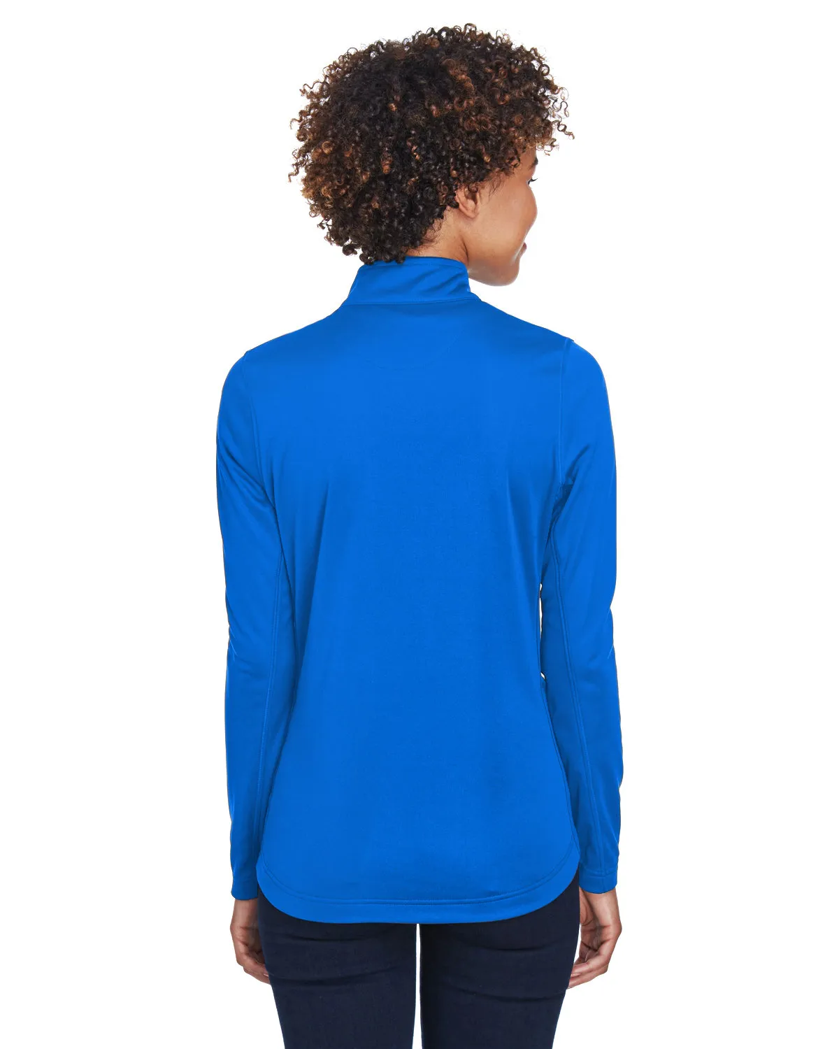 UltraClub 8230L Ladies' Cool & Dry Sport Quarter-Zip Pullover SKU: 8230L