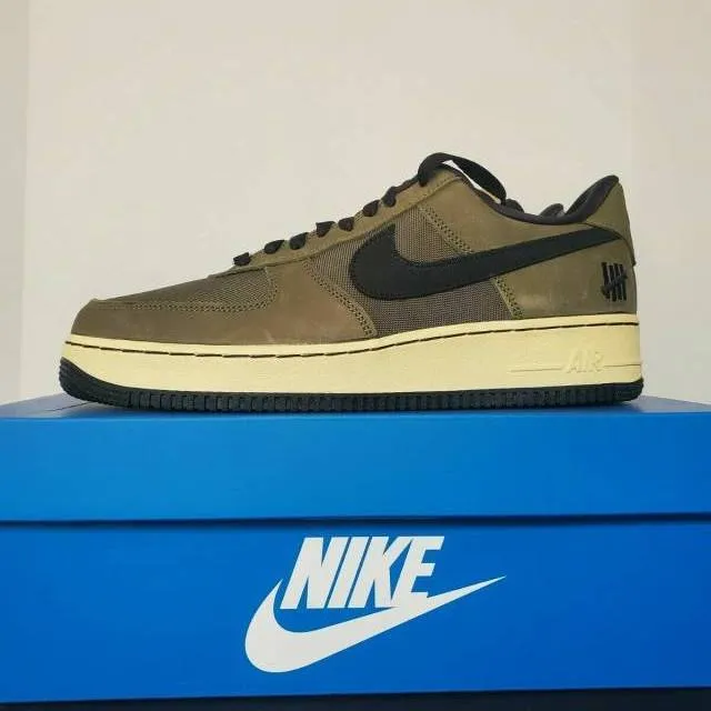 Undefeated nike air force 1 low ballistic dunk af1 4-13 cargo khaki dh3064-300