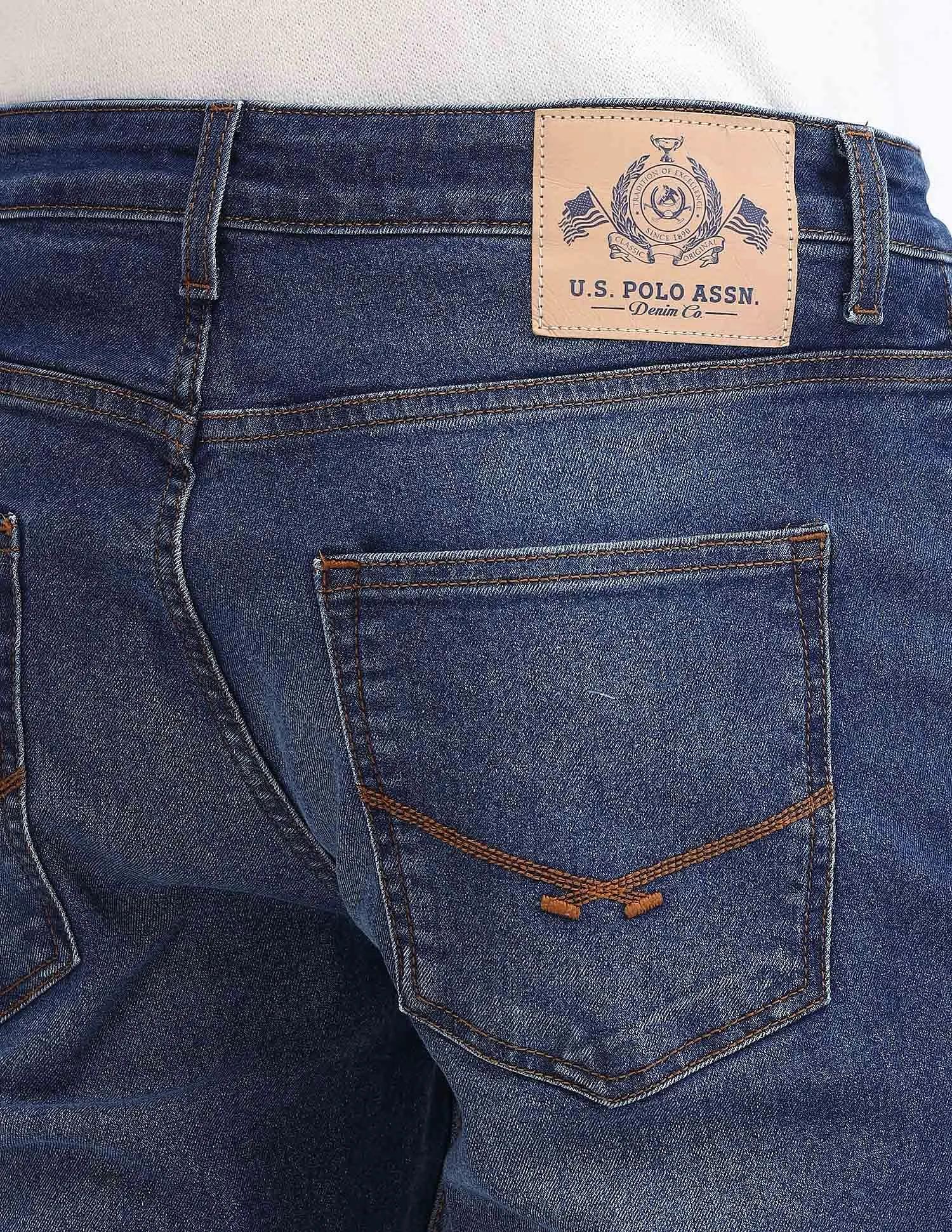 U.S. Polo Assn. Denim Co. Harold Slim Straight Fit Blue Jeans