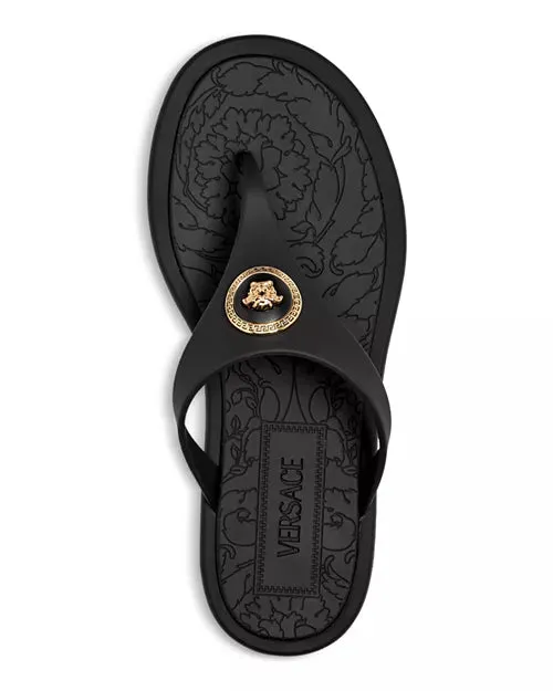 Versace Women's Medusa Thong Sandals