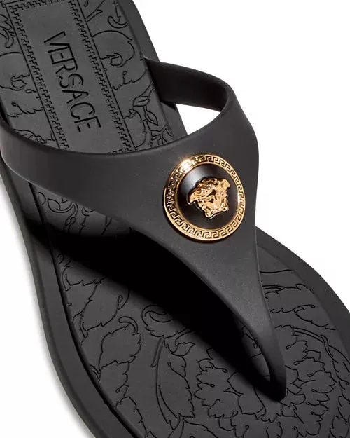 Versace Women's Medusa Thong Sandals