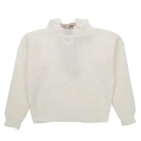 Vicolo Cream Pullover For Girls