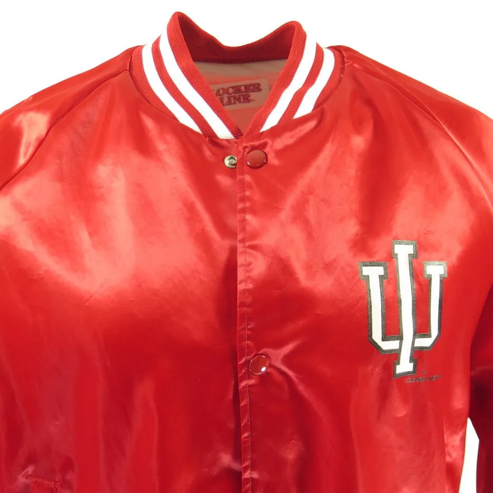 Vintage 90s Indiana University Jacket Mens XL Deadstock Sports Hoosiers Red