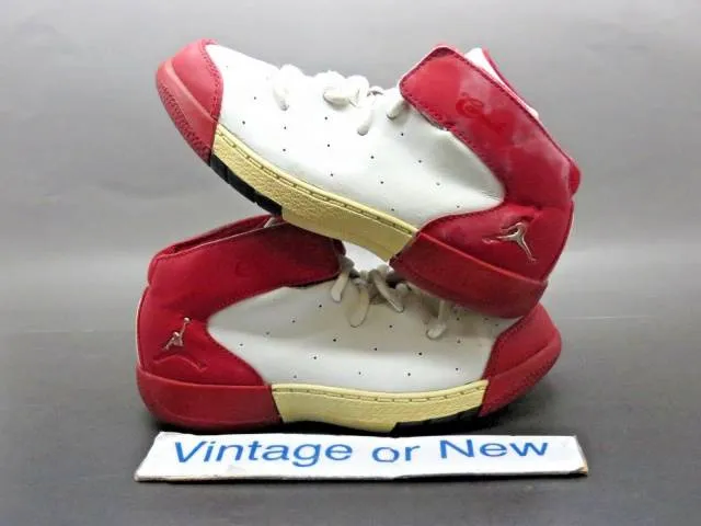 Vtg og nike air jordan melo 1.5 white red toddler 2005 sz 10c