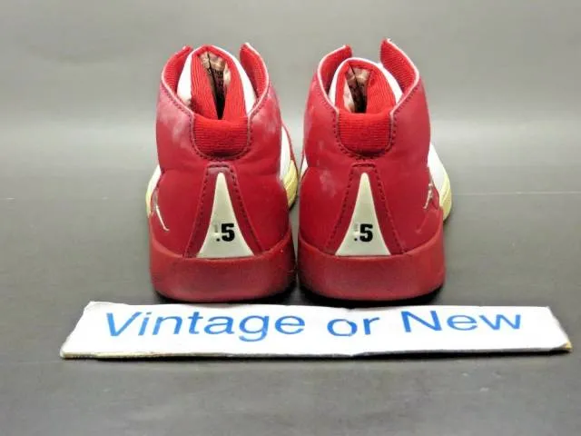 Vtg og nike air jordan melo 1.5 white red toddler 2005 sz 10c