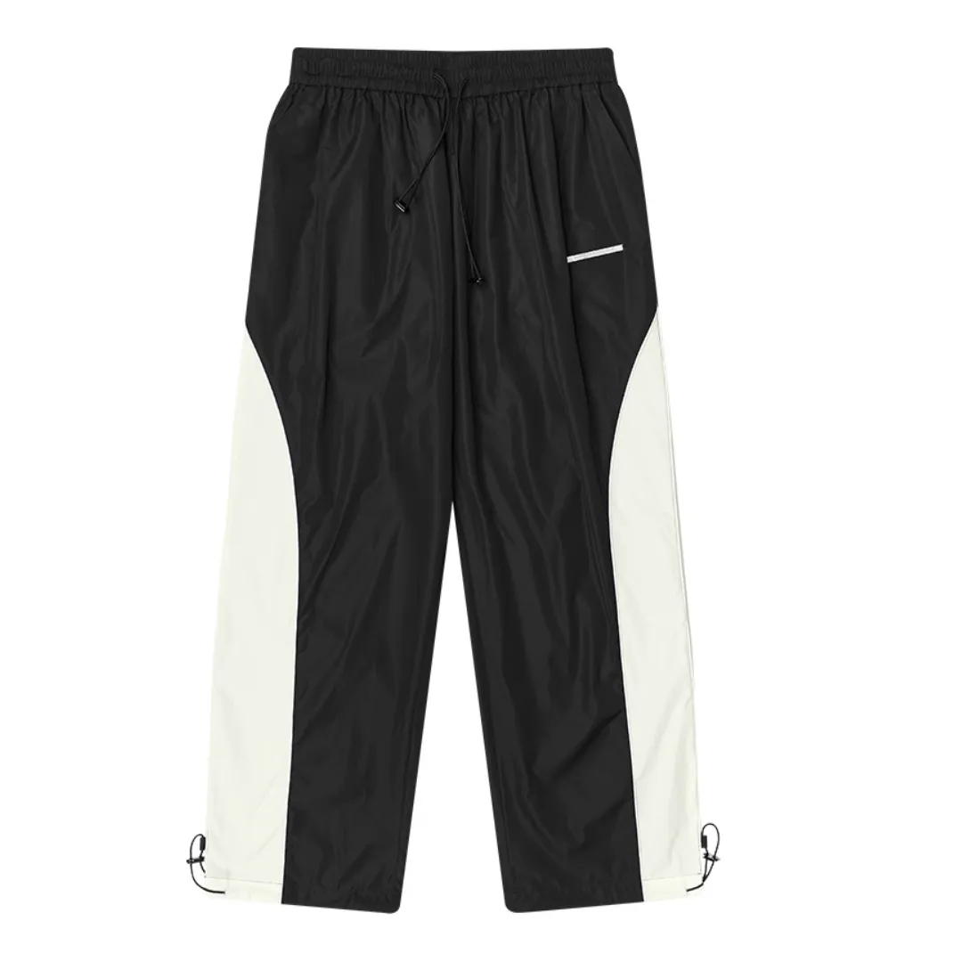 Wide Leg Adjustable Track Pants