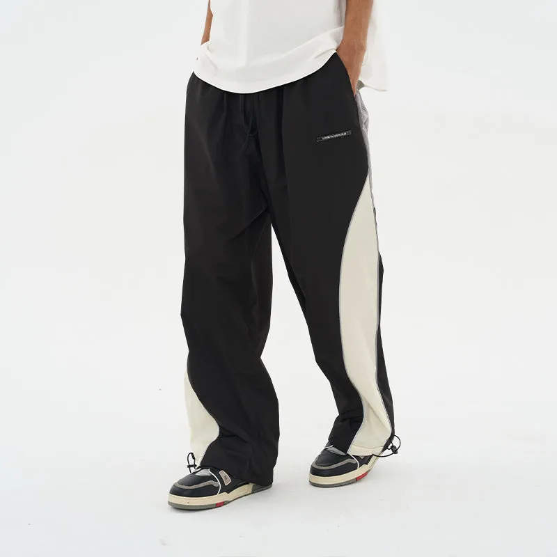 Wide Leg Adjustable Track Pants