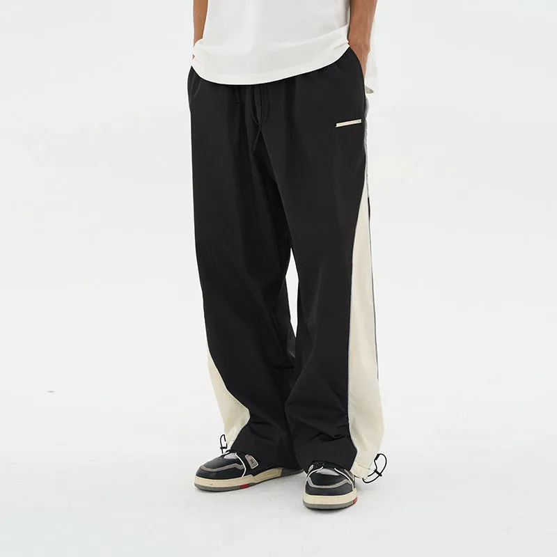 Wide Leg Adjustable Track Pants