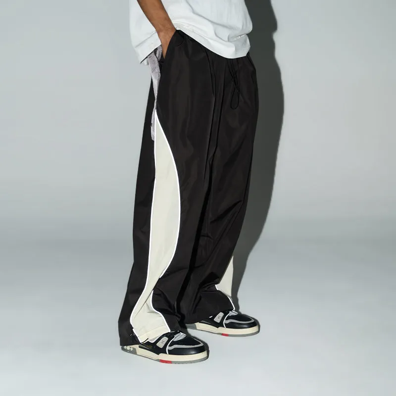 Wide Leg Adjustable Track Pants