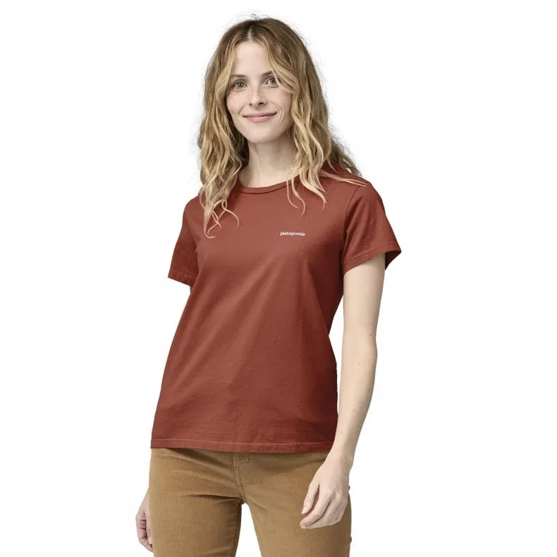 Women's Patagonia P-6 Mission Organic T-Shirt (Burl Red)