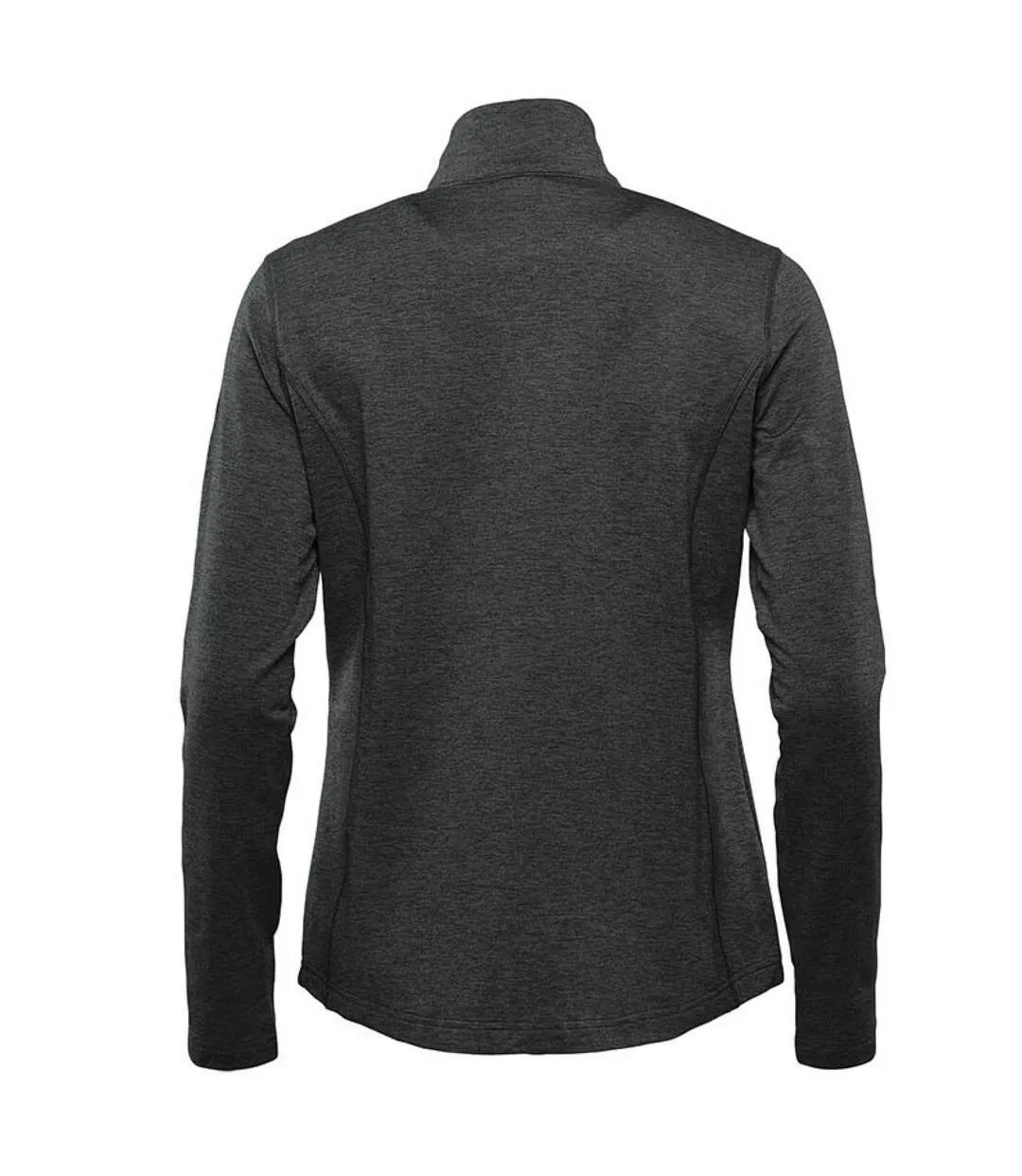 Womens/ladies treeline performance quarter zip pullover black heather Stormtech