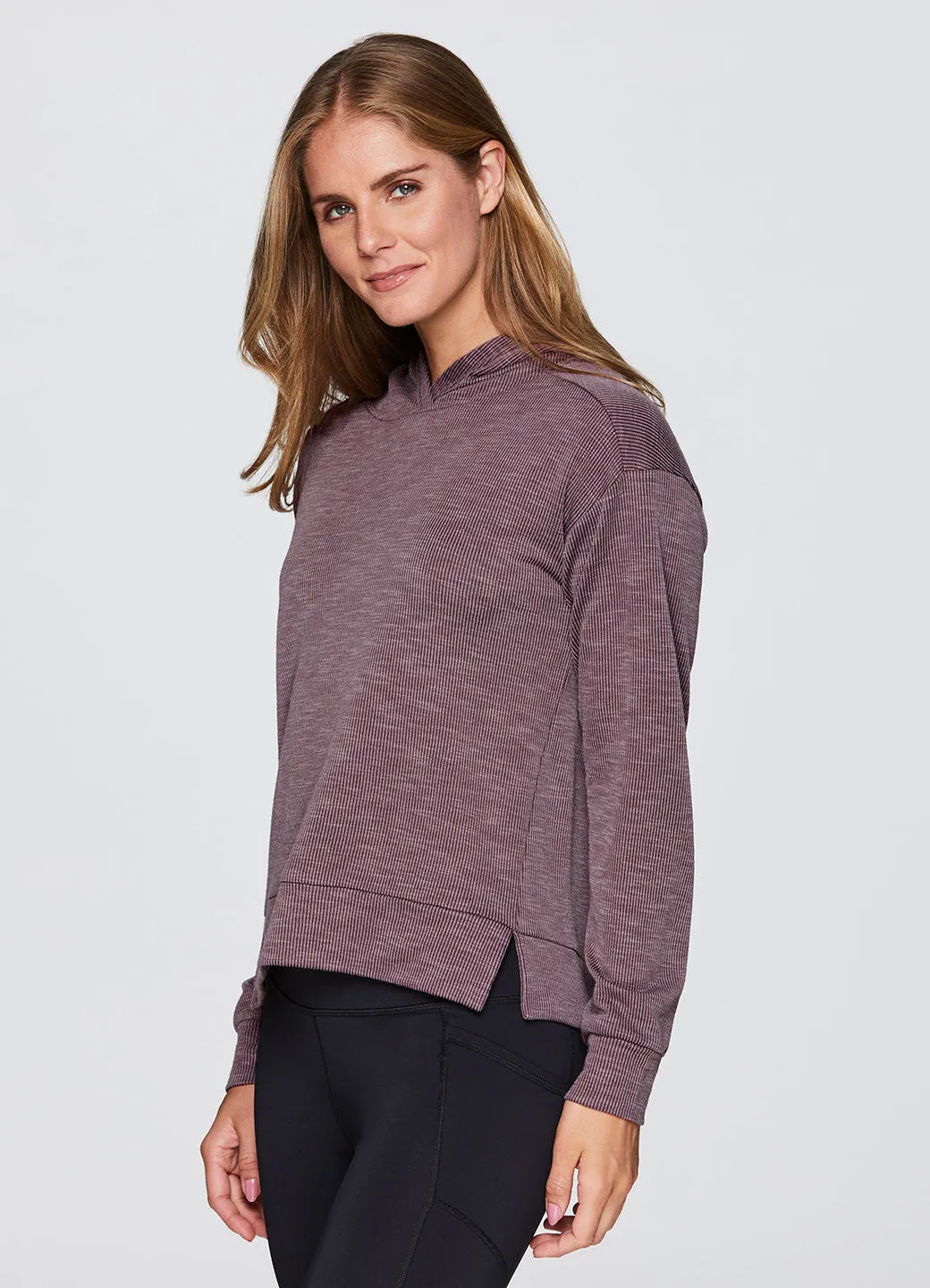 Zen Ribbed Lounge Hoodie