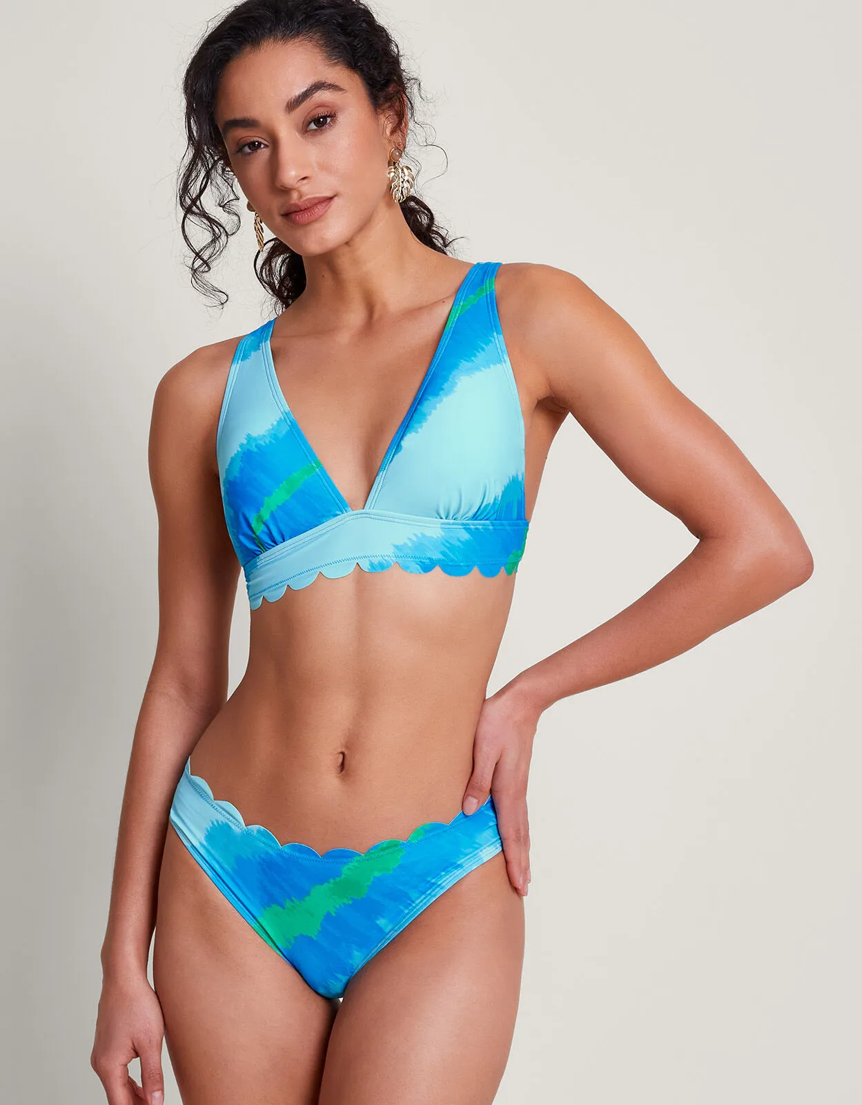 Zifia Bikini Top Blue